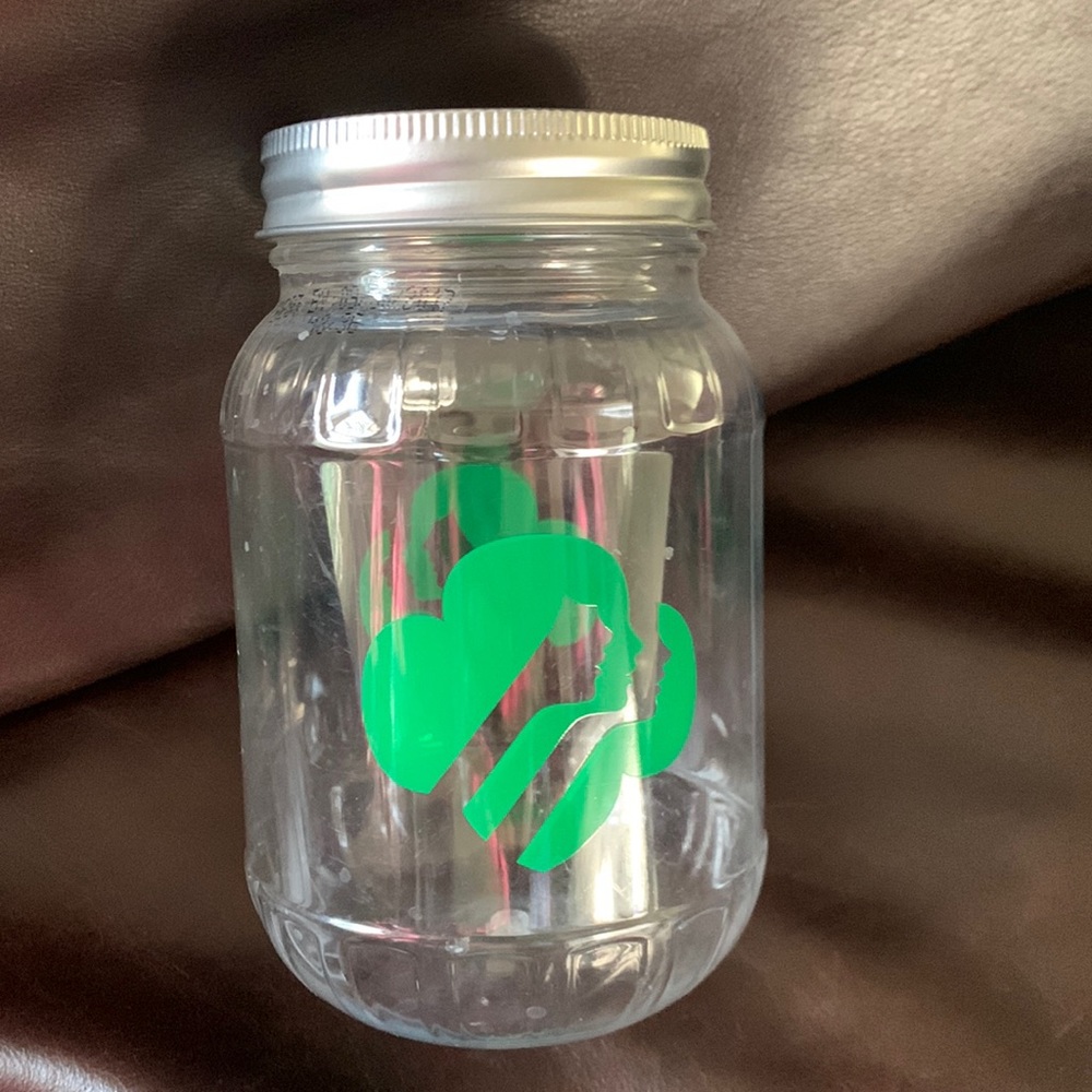 Girl Scouts Plastic Mason Jar